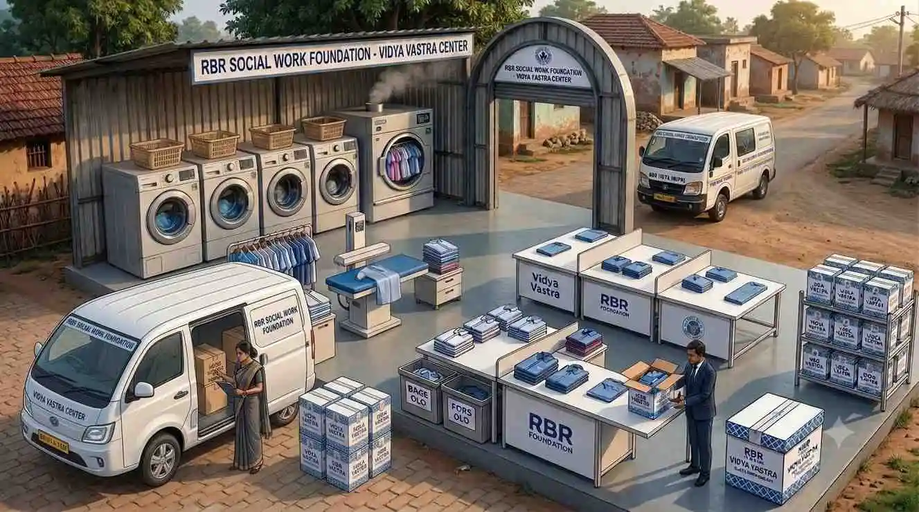 RBR Vidya Vastra - Washing Center